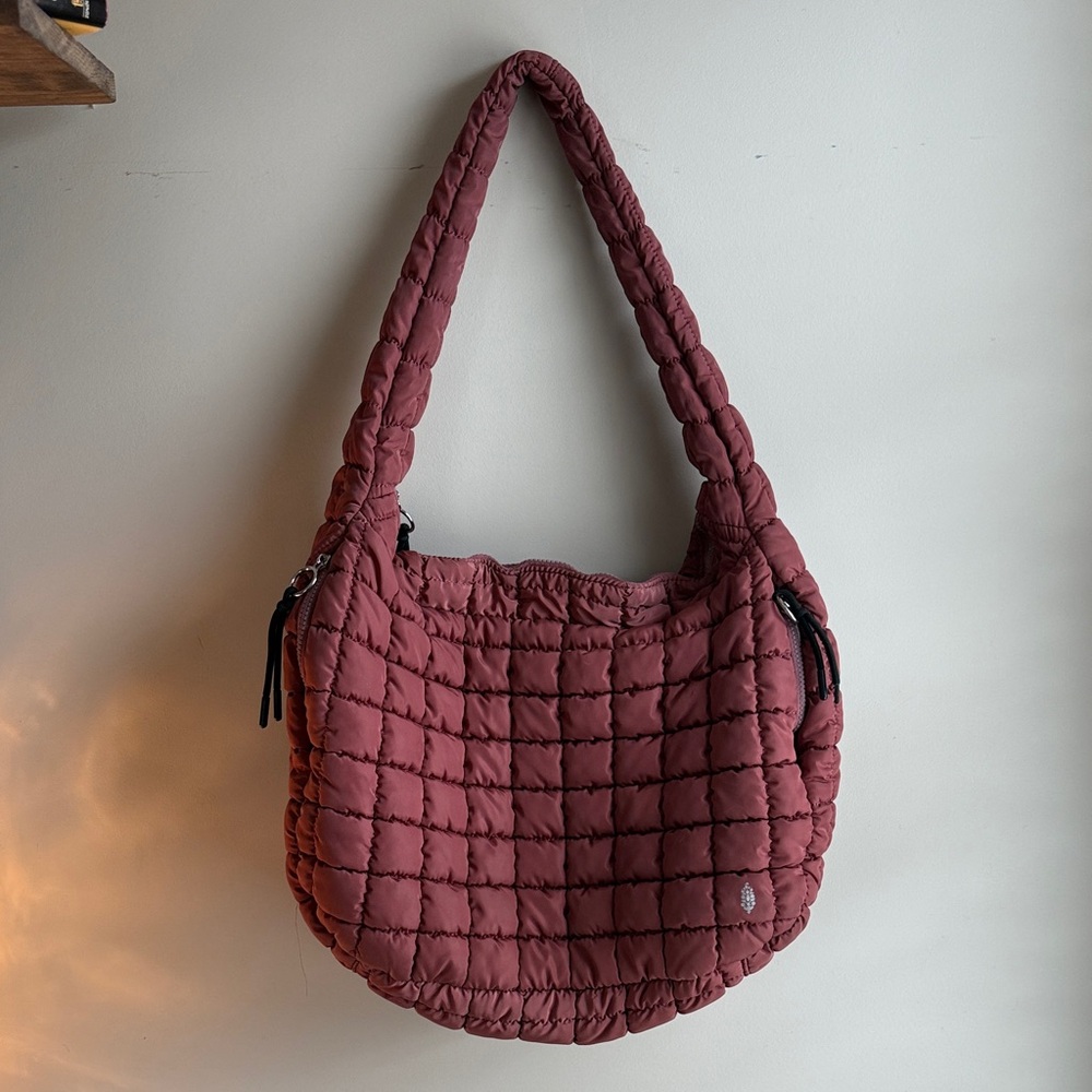 Free People quilted carry all bag